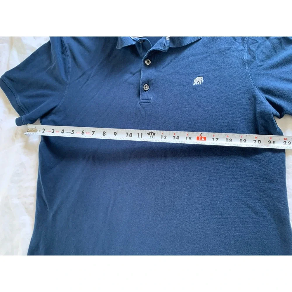 Banana Republic Polo Short Sleeve Shirt Men Large Blue